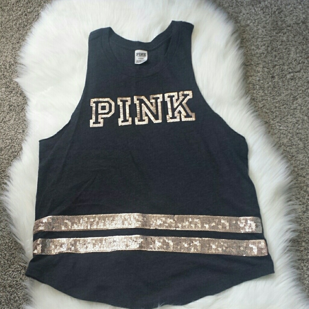 Pink Vs Bling Muscle Tees